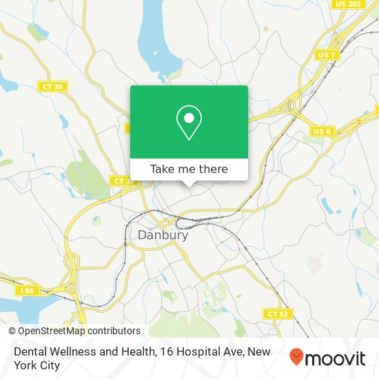 Mapa de Dental Wellness and Health, 16 Hospital Ave