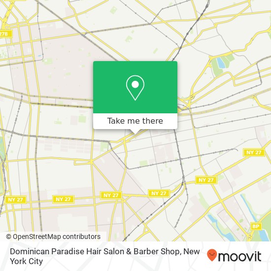 Dominican Paradise Hair Salon & Barber Shop map