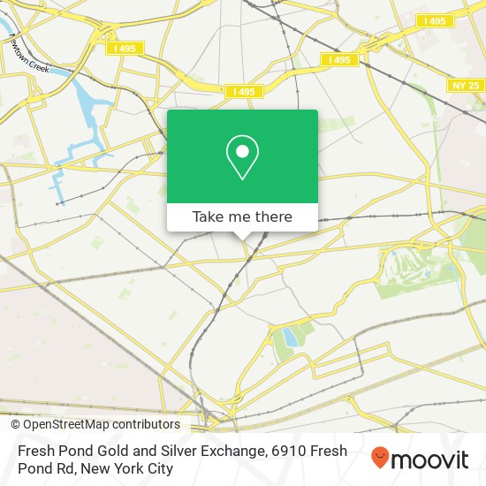 Mapa de Fresh Pond Gold and Silver Exchange, 6910 Fresh Pond Rd