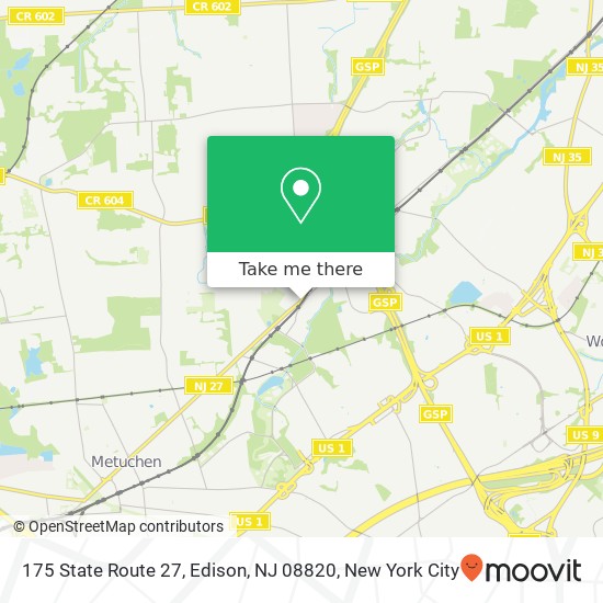 175 State Route 27, Edison, NJ 08820 map
