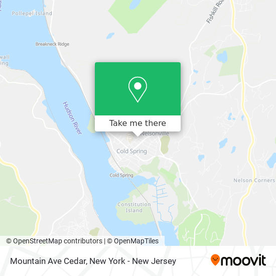 Mapa de Mountain Ave Cedar