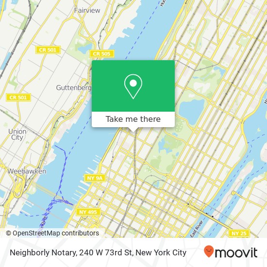 Neighborly Notary, 240 W 73rd St map