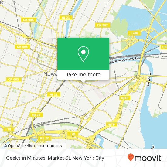 Geeks in Minutes, Market St map