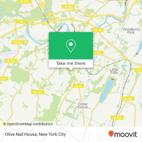 Olive Nail House map