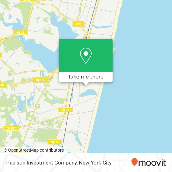 Mapa de Paulson Investment Company