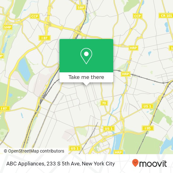 Mapa de ABC Appliances, 233 S 5th Ave