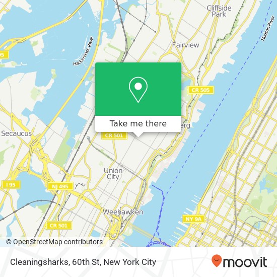 Mapa de Cleaningsharks, 60th St