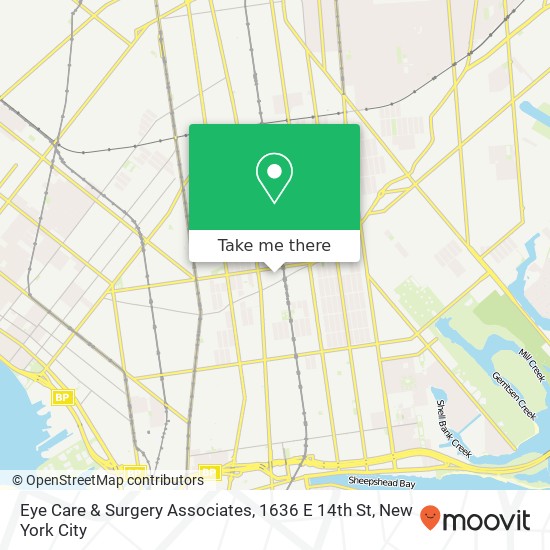 Eye Care & Surgery Associates, 1636 E 14th St map