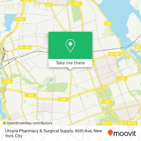 Utopia Pharmacy & Surgical Supply, 46th Ave map