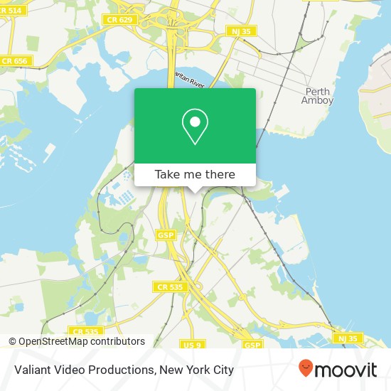 Valiant Video Productions map