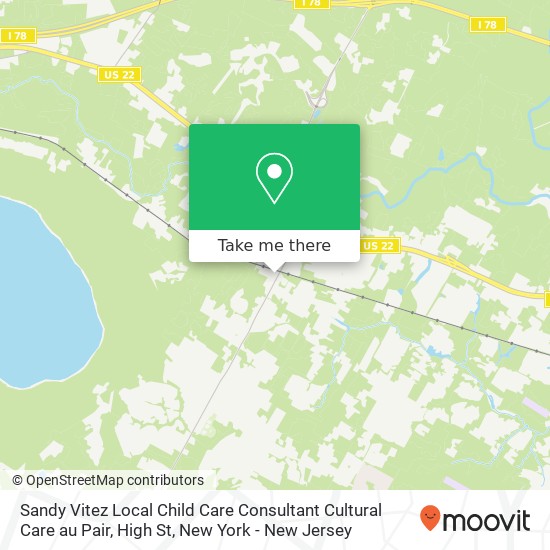 Mapa de Sandy Vitez Local Child Care Consultant Cultural Care au Pair, High St