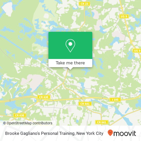 Brooke Gagliano's Personal Training, 8 Winding Woods Way map