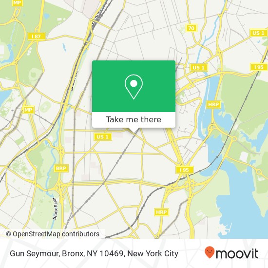 Mapa de Gun Seymour, Bronx, NY 10469