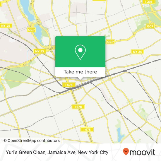 Mapa de Yuri's Green Clean, Jamaica Ave