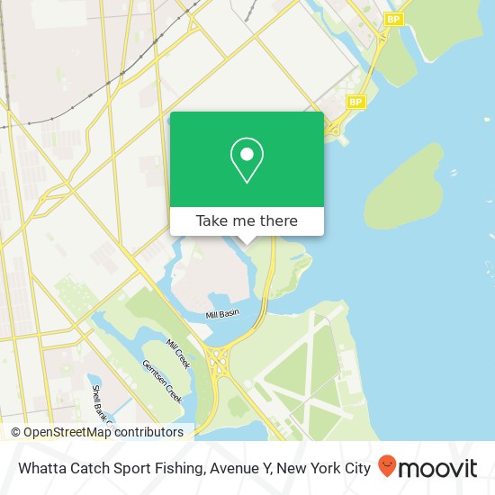 Mapa de Whatta Catch Sport Fishing, Avenue Y