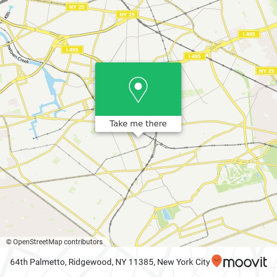 64th Palmetto, Ridgewood, NY 11385 map