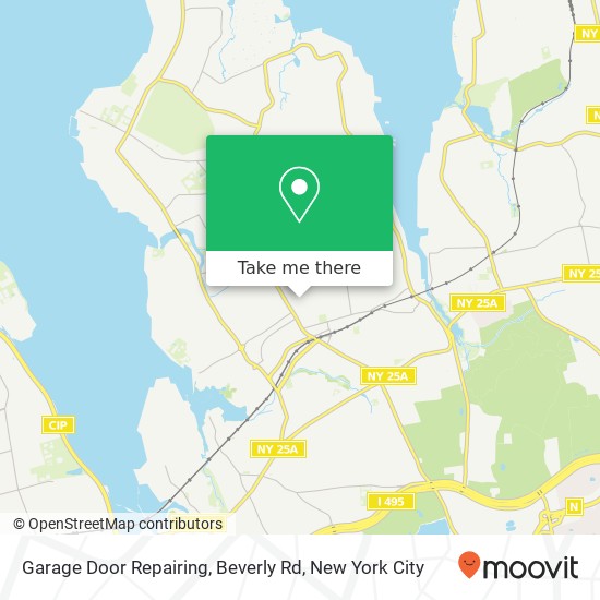 Garage Door Repairing, Beverly Rd map