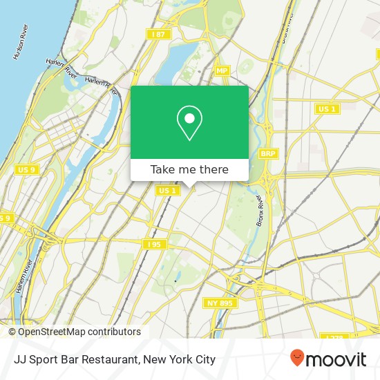 JJ Sport Bar Restaurant map