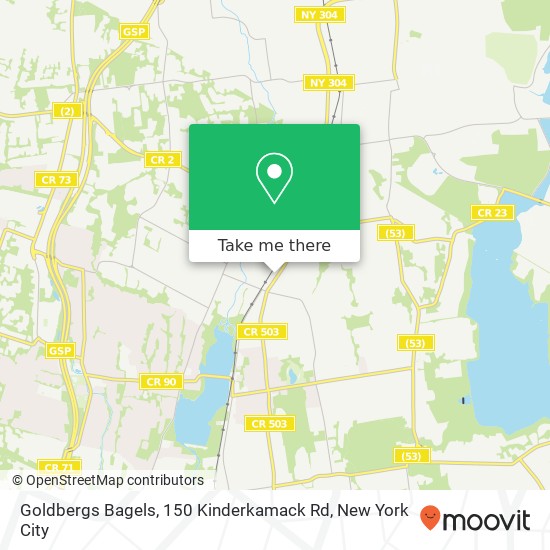 Goldbergs Bagels, 150 Kinderkamack Rd map