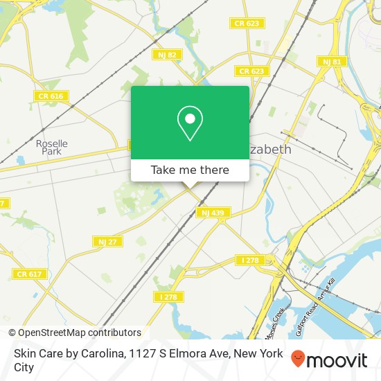 Skin Care by Carolina, 1127 S Elmora Ave map