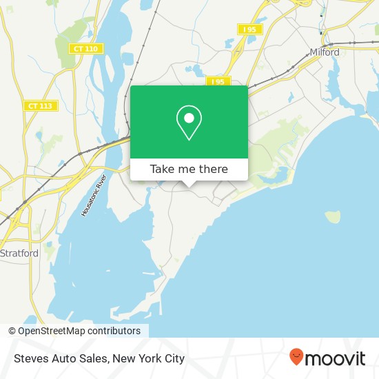 Mapa de Steves Auto Sales, 219 Naugatuck Ave