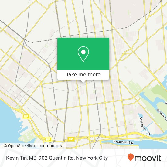 Mapa de Kevin Tin, MD, 902 Quentin Rd