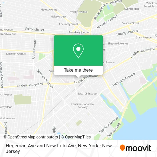 Mapa de Hegeman Ave and New Lots Ave
