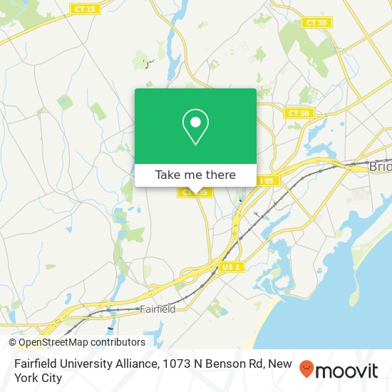 Fairfield University Alliance, 1073 N Benson Rd map