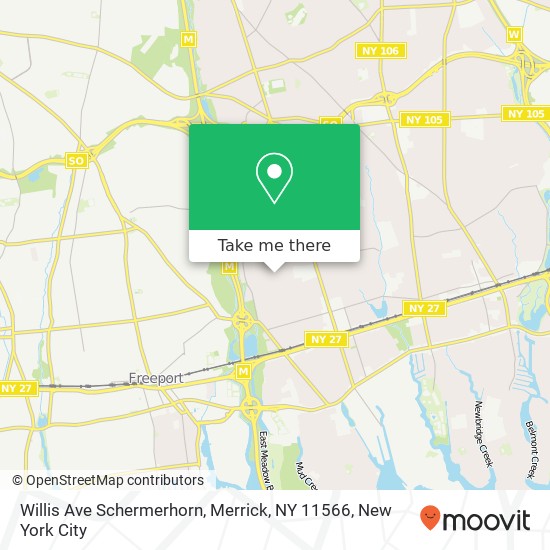 Willis Ave Schermerhorn, Merrick, NY 11566 map