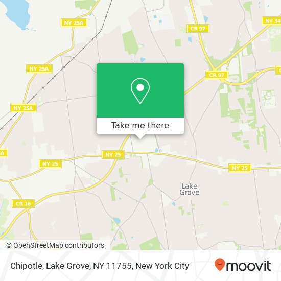 Mapa de Chipotle, Lake Grove, NY 11755