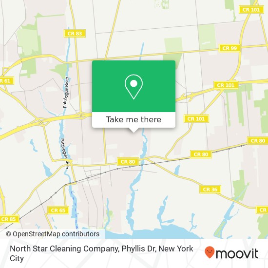 North Star Cleaning Company, Phyllis Dr map