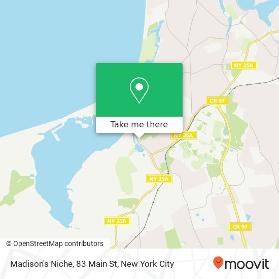 Mapa de Madison's Niche, 83 Main St