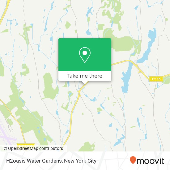 Mapa de H2oasis Water Gardens, Merritt Pkwy