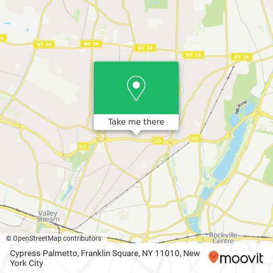 Cypress Palmetto, Franklin Square, NY 11010 map