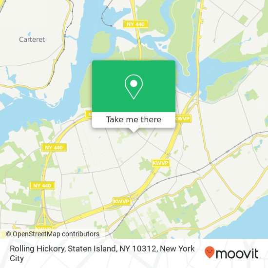 Rolling Hickory, Staten Island, NY 10312 map