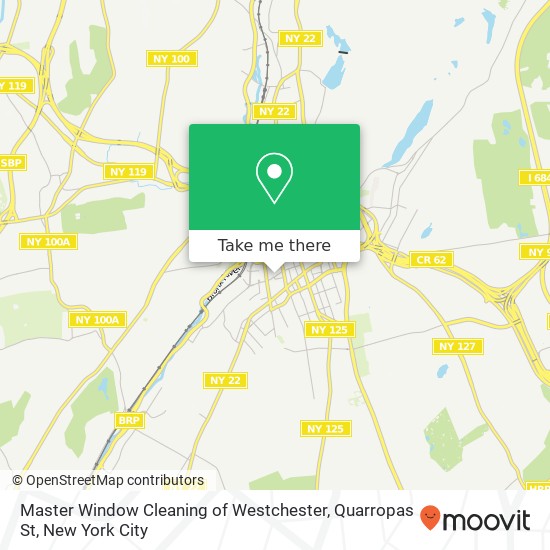 Master Window Cleaning of Westchester, Quarropas St map