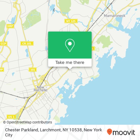 Chester Parkland, Larchmont, NY 10538 map