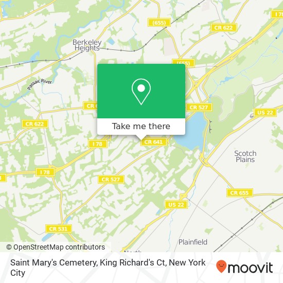 Mapa de Saint Mary's Cemetery, King Richard's Ct