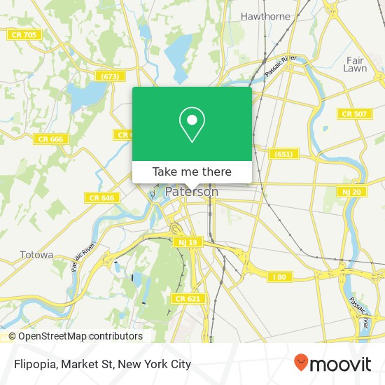 Mapa de Flipopia, Market St