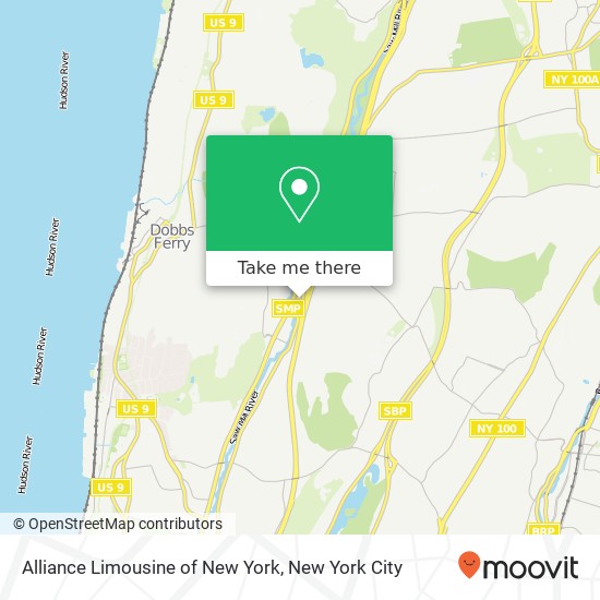 Mapa de Alliance Limousine of New York