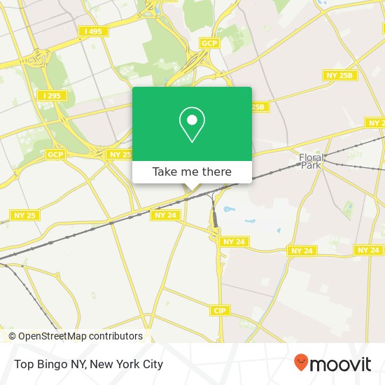 Mapa de Top Bingo NY