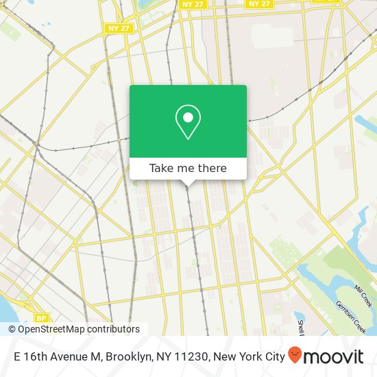 E 16th Avenue M, Brooklyn, NY 11230 map