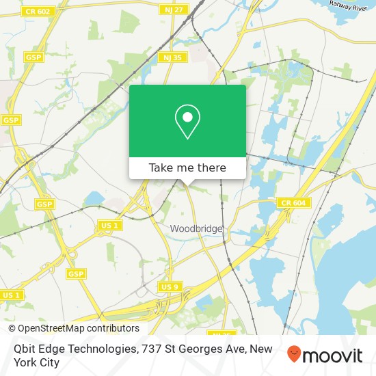 Mapa de Qbit Edge Technologies, 737 St Georges Ave