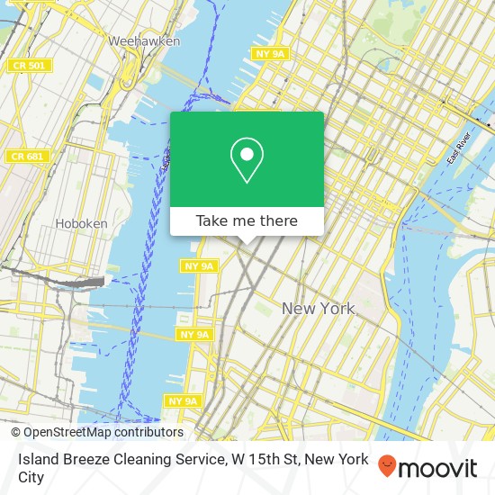 Island Breeze Cleaning Service, W 15th St map
