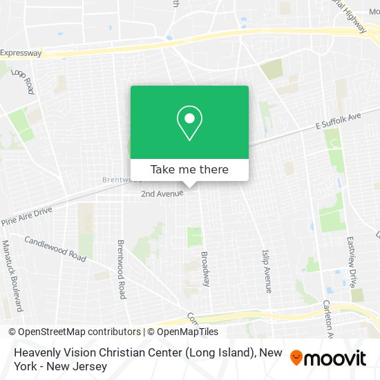Heavenly Vision Christian Center (Long Island) map