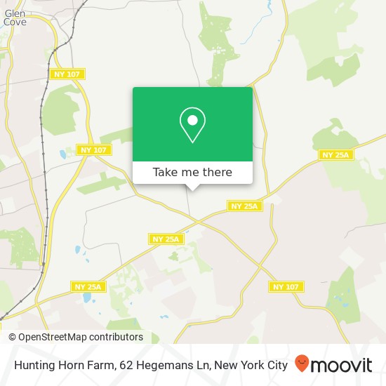 Mapa de Hunting Horn Farm, 62 Hegemans Ln