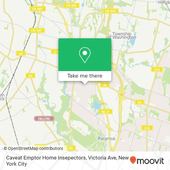 Caveat Emptor Home Insepectors, Victoria Ave map