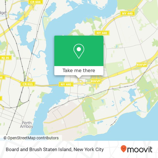 Board and Brush Staten Island map