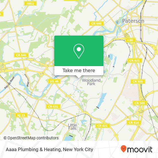 Aaaa Plumbing & Heating map