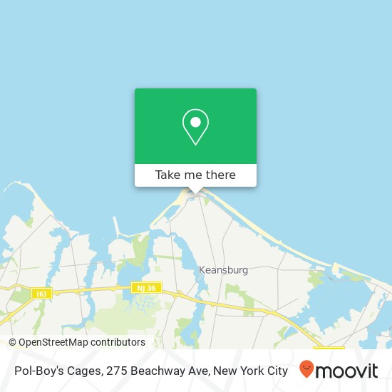 Mapa de Pol-Boy's Cages, 275 Beachway Ave